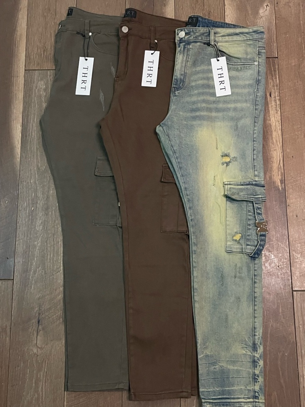 3 pairs of Men’s brand new Thrt denim.